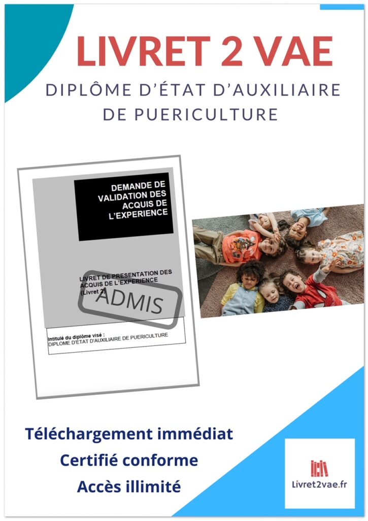 Livret 2 VAE DEAP Auxiliaire De Puériculture - Ref(AFF260323ALYGES ...